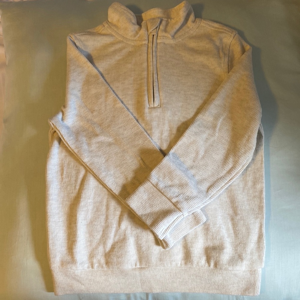 Cream Color Half Zip